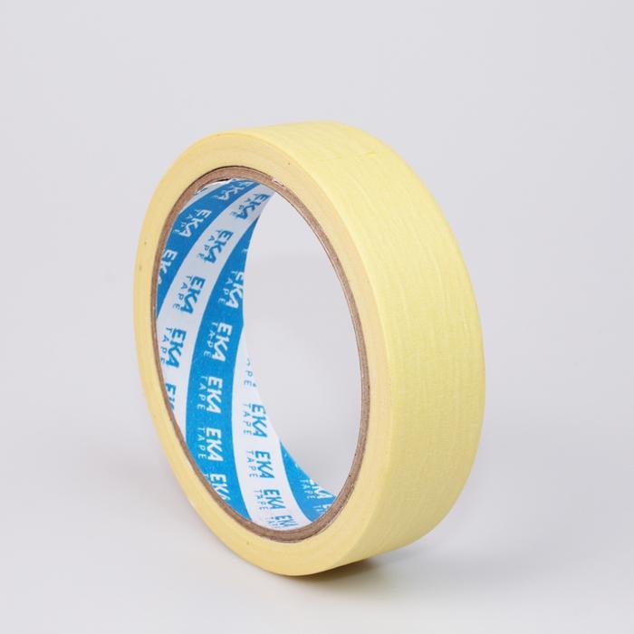 * EKA Masking Tape Kertas 24mm x 20M Selotip Kertas Kuat Ramah Kantong ideal untuk Pengecatan,