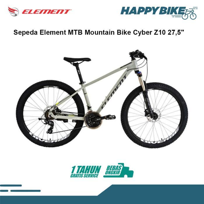 Terbaru Element Sepeda Gunung Mtb Cyber Z10 10 Speed 27.5" Alloy