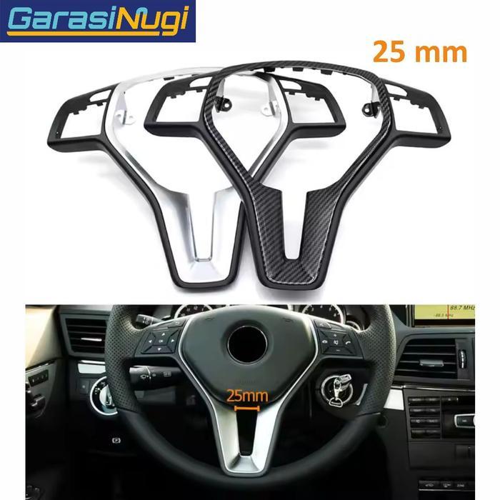 Steering Wheel Cover Trim Mercedes W204 W212 Sarung Stir C200 E300
