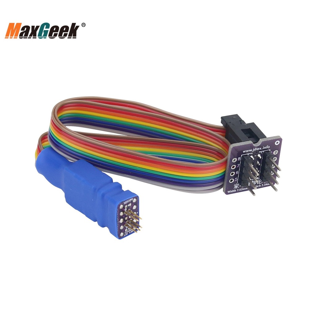 New Maxgeek MSOP8 Standard Version TVSP8 Micro Pogo Adapter Pogo Pin Adapter Chip Probe for Programm