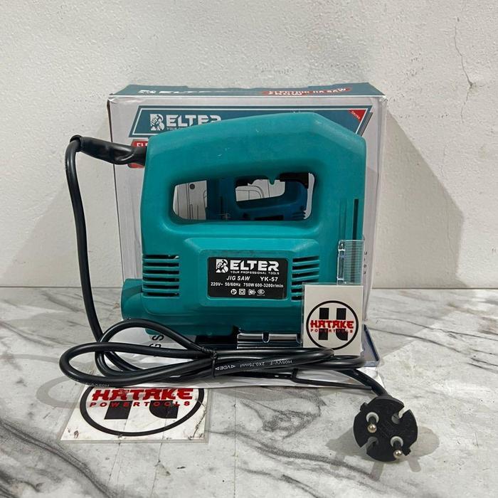 BELTER Jigsaw Mesin Gergaji Listrik Potong Kayu Variable Speed Gergaji Potong Kayu Triplek