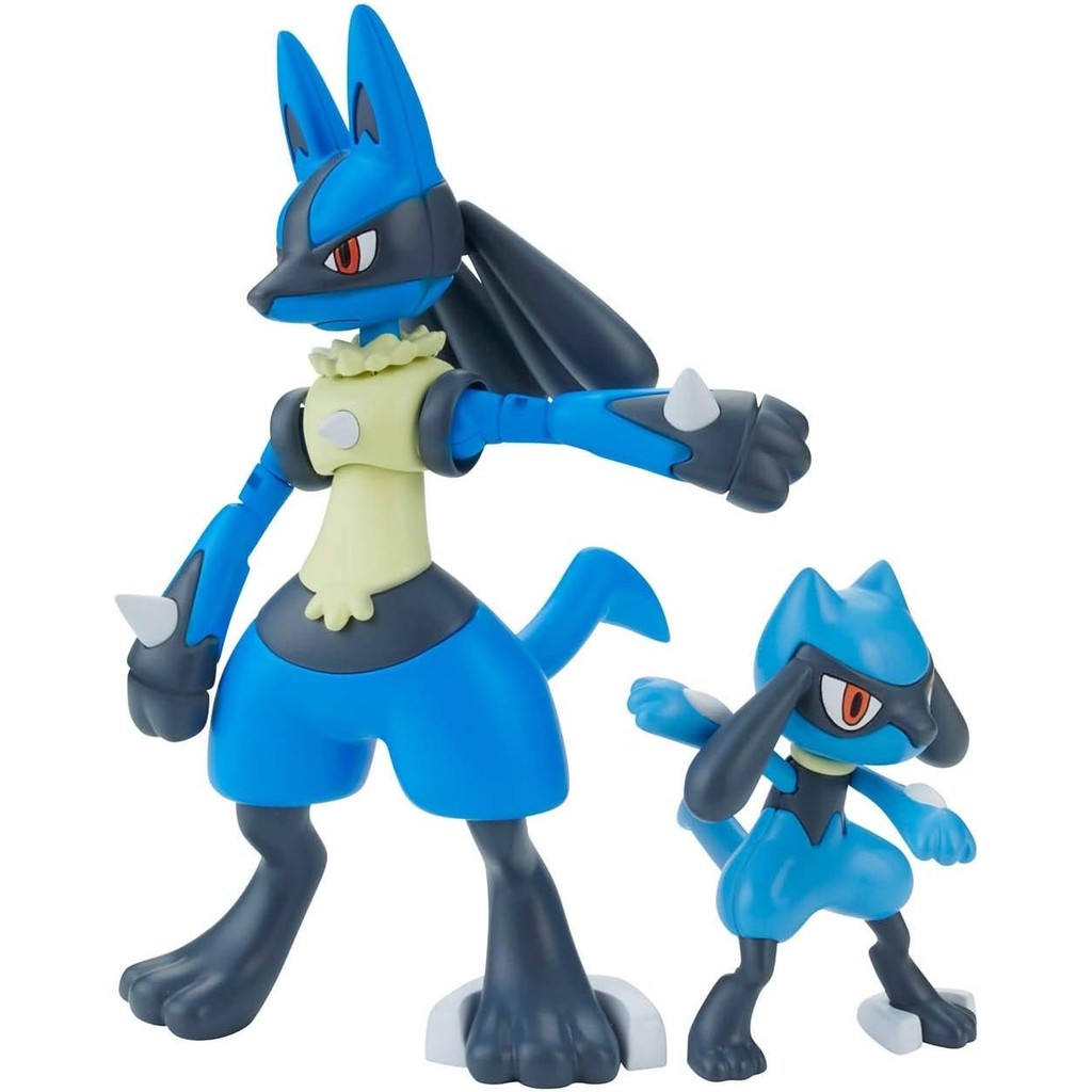[PO] BANDAI SPIRITS Pokemon Plamo Collection 44 Select Series Rio & Lucario TMKQ [WAJIB TANYAKAN STO