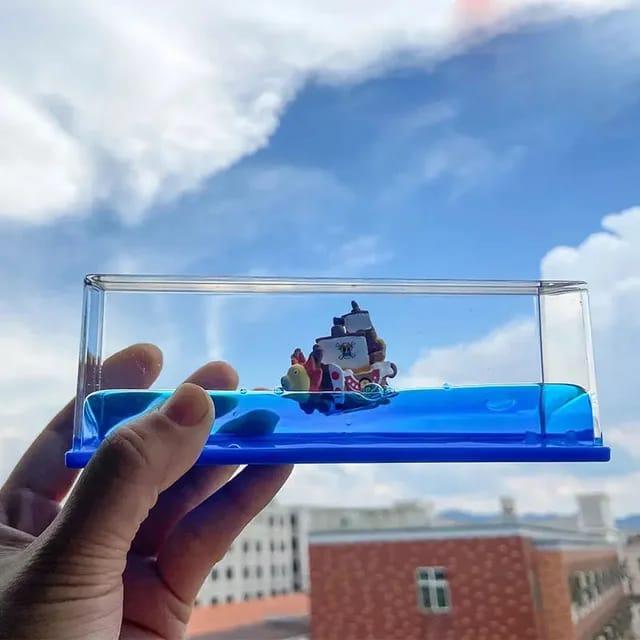 One Piece Sunny Merry Miniatur dekorasi Kapal Bajak Laut Hiasan one piece