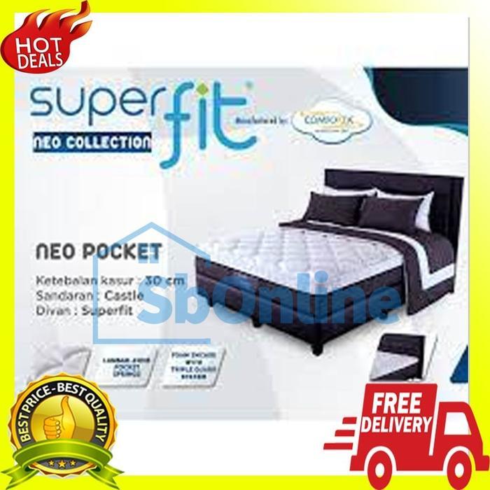 Matras Springbed Comforta Superfit Neo Pocket 100 -200 FULL SET - 160 X 200