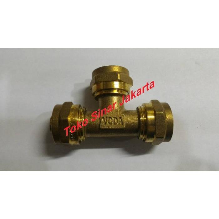 Ready Fitting Pipa Air Panas Sambungan Nepel Selang Air Panas Tee Sambung