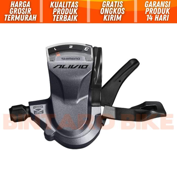 Shifter Sepeda Shimano Alivio M4000 9 Speed Operan Gigi Sepeda Lipat Mtb Dll