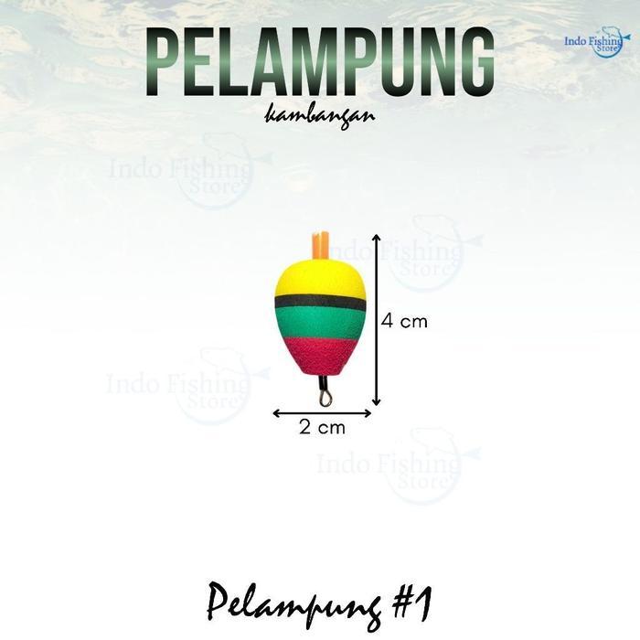 Pelampung Kambangan Anti Badai Busa Oval Tabung Starlite Starlet Sensitif Apung Pancing Mancing