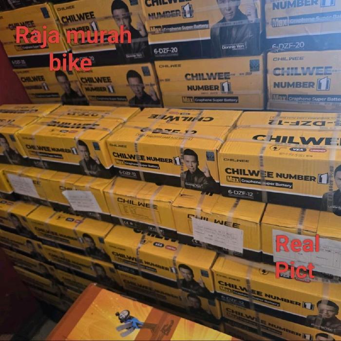 Aki Sepeda Listrik 12Ah Chilwee Cocok Untuk Semua Sepeda Listrik 12V12Ah Aki Sepeda Chilwee 12Ah