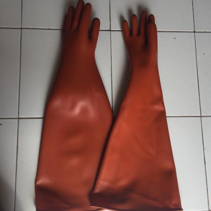 Sarung Tangan Sandblasting Rubber Hand Gloves Blasting Cabinet Kompac