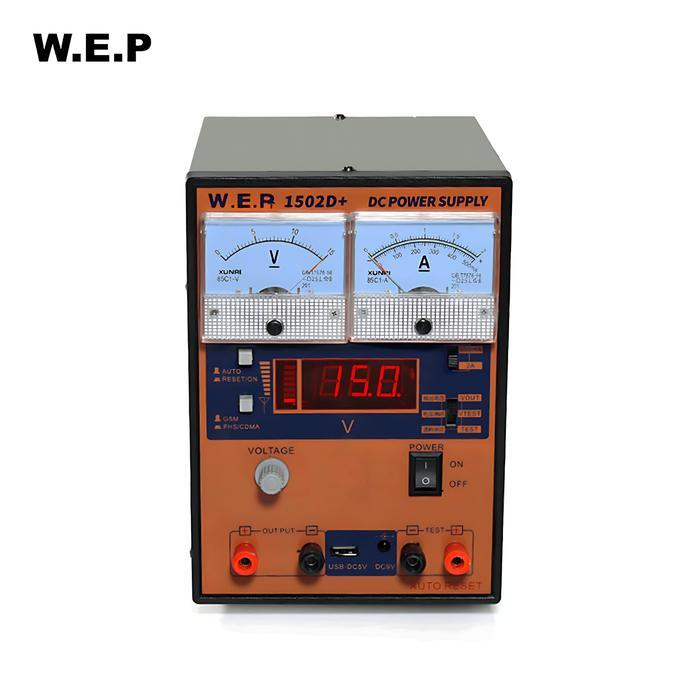 Cuci Gudang Wep Power Supply Hp Ps-1502D+ Digital 15V 2A Dc Orange Original