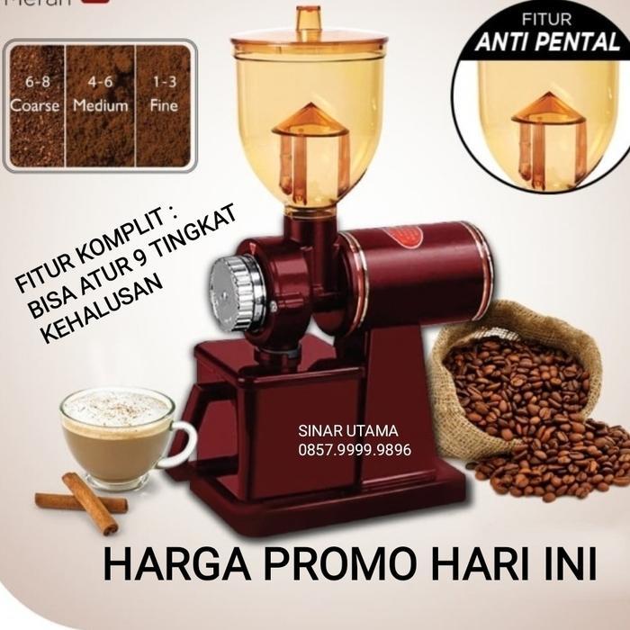 MESIN Giling Biji Kopi Listrik Gilingan Bubuk Tepung Gula Grinder CAFE
