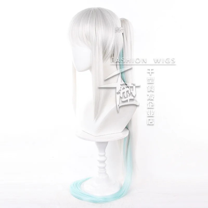 Morgan Cosplay Wig Anime Game Fgo Fate Grand Order Cos Long Ponytail Gradient Heat Resistant