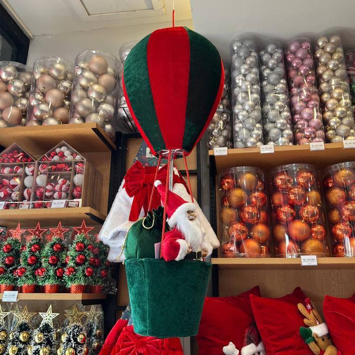 TERLARIS Boneka S Naik Balon Udara Lucu Hiasan Natal / Hanging Air Ballon Ornaments EB Home 5251