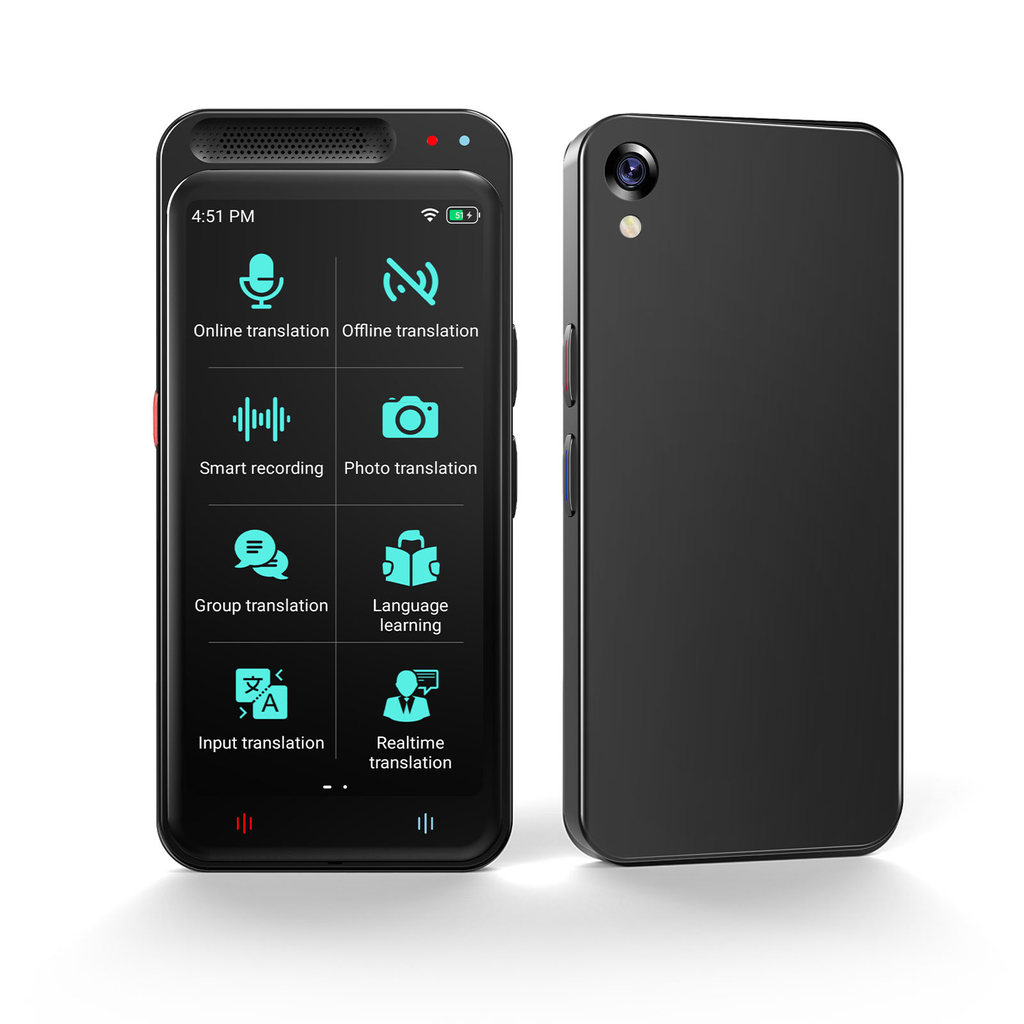 Z6 Portable Voice Translator 139 Languages Real-time Translation 4.1 inch Smart Instant Translator