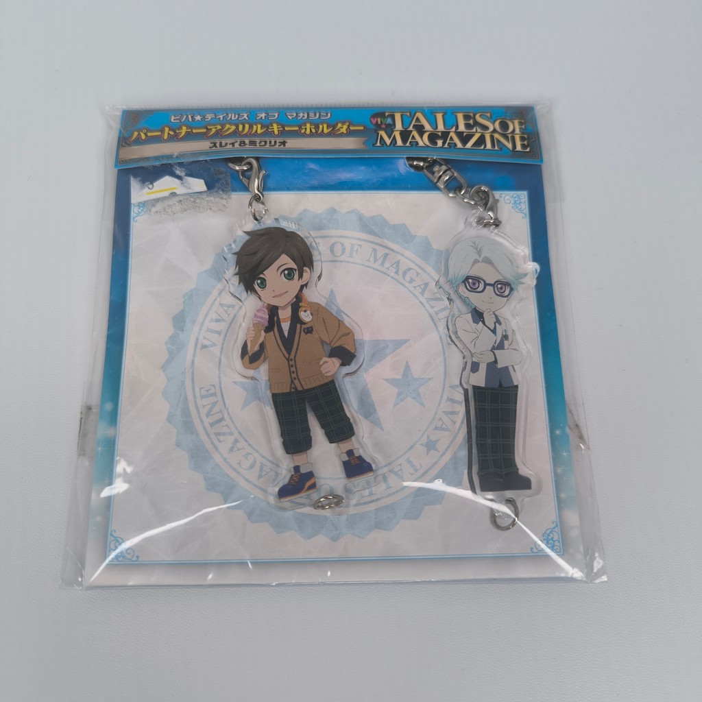 Acrylic Strap Keychain Set Tales of Zestiria Tales of Magazine Sorey Mikleo