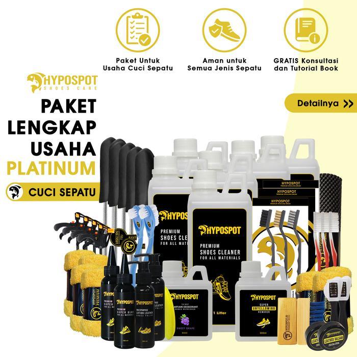 ORIGINAL Paket Usaha Platinum Hypospot - Paket Usaha Cuci Sepatu - Paket Usaha Luandry Sepatu Shoe