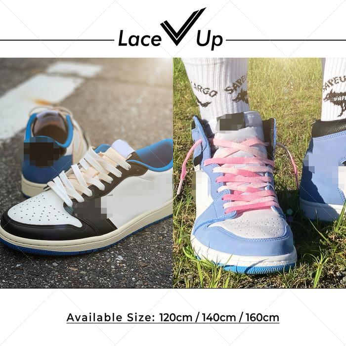 ASLI Tali Sepatu Vintage Tie Dye Flat Laces Tiedye Shoelaces READY STOCK