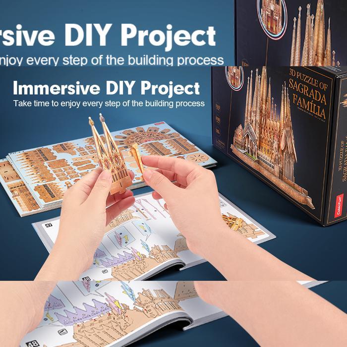 Cubicfun Sagrada Familia LED Master Collection - 3D Puzzle