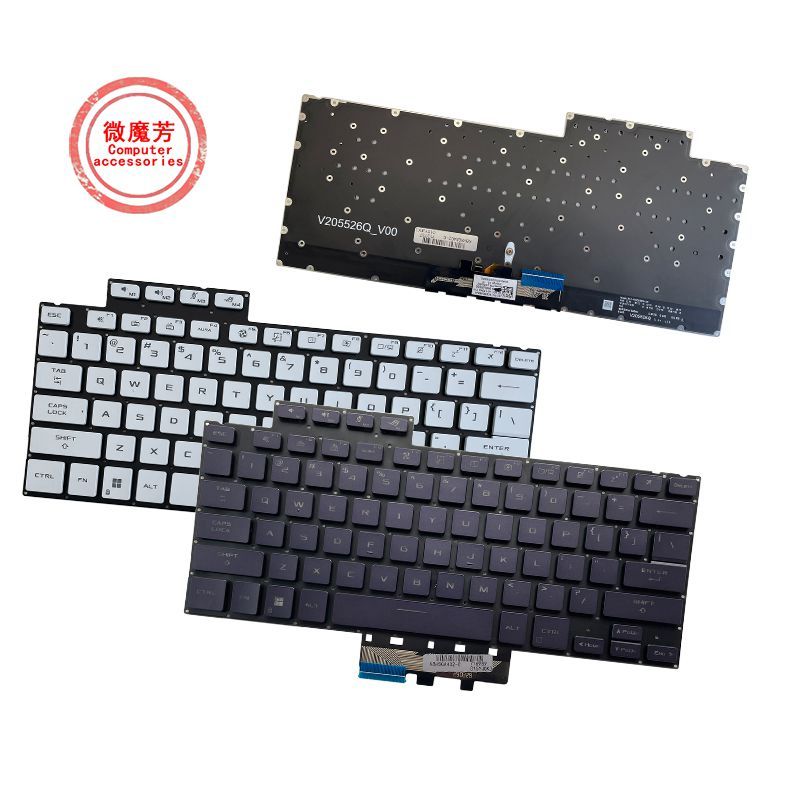 Us New Laptop Keyboard Backlight For Asus Rog Zephyrus G14 Ga402 Ga402Rk Ga402Rj Ga402R Ga402Ru Ga40
