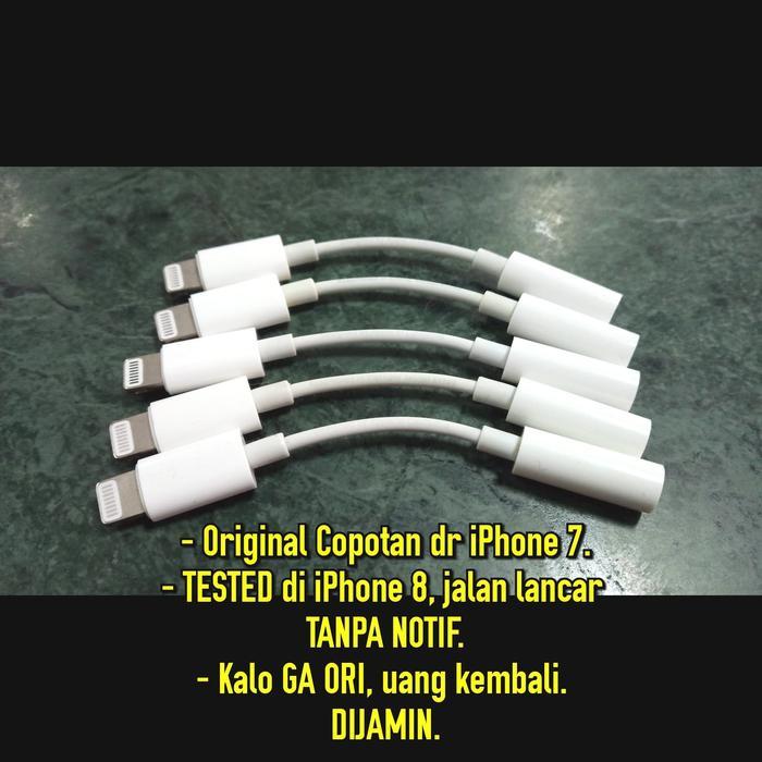 SECOND Converter Lightning to Headphone Jack Ori Copotan Iphone 7