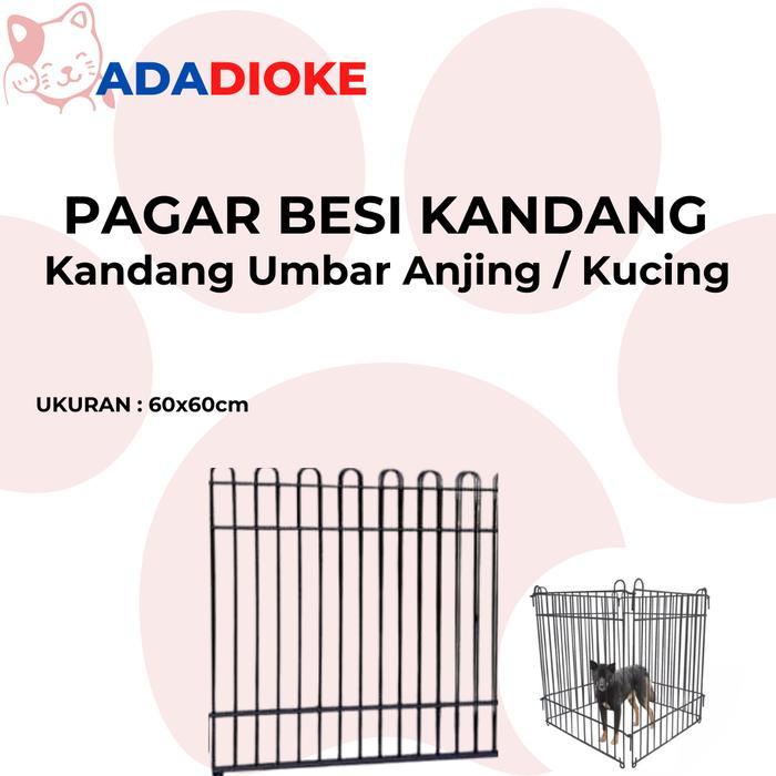 Kandang Pagar Anjing Kucing Kelinci Pagar Besi Umbar 1 Lembar
