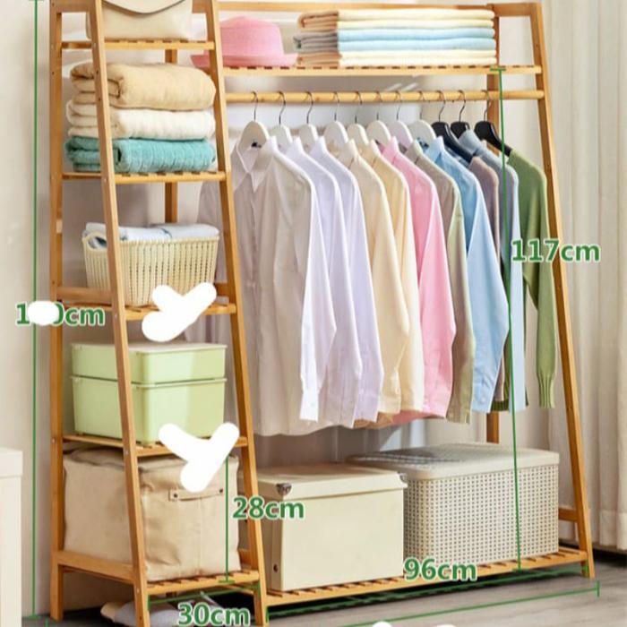 rak baju gantung kayu jati jepara