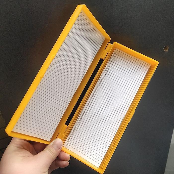 Cod - Box Slide Preparat Tempat Kaca Kotak Preparat Box Object Glass Preparat Objek Glass/Pvc Slide