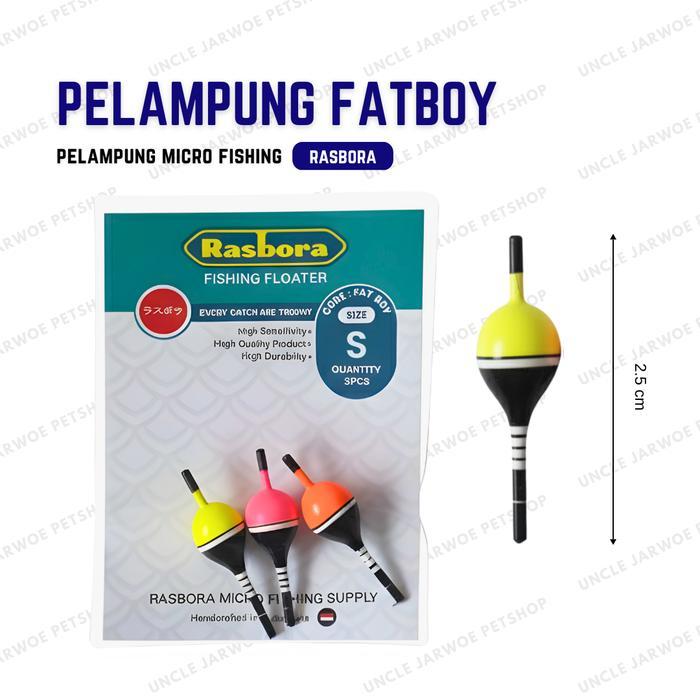 Pelampung/Kambangan Rasbora Fatboy Fishing Floater Terbaru