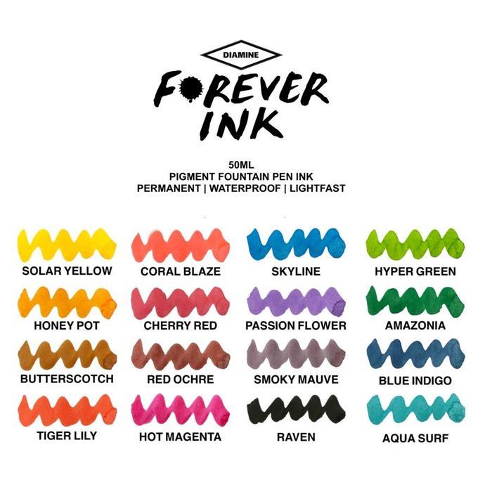 Diamine Forever Ink (50Ml) Permanent And Waterproof Ink