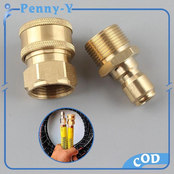 Sepasang Konektor Pencuci Bertekanan M22 Male & M22 Female