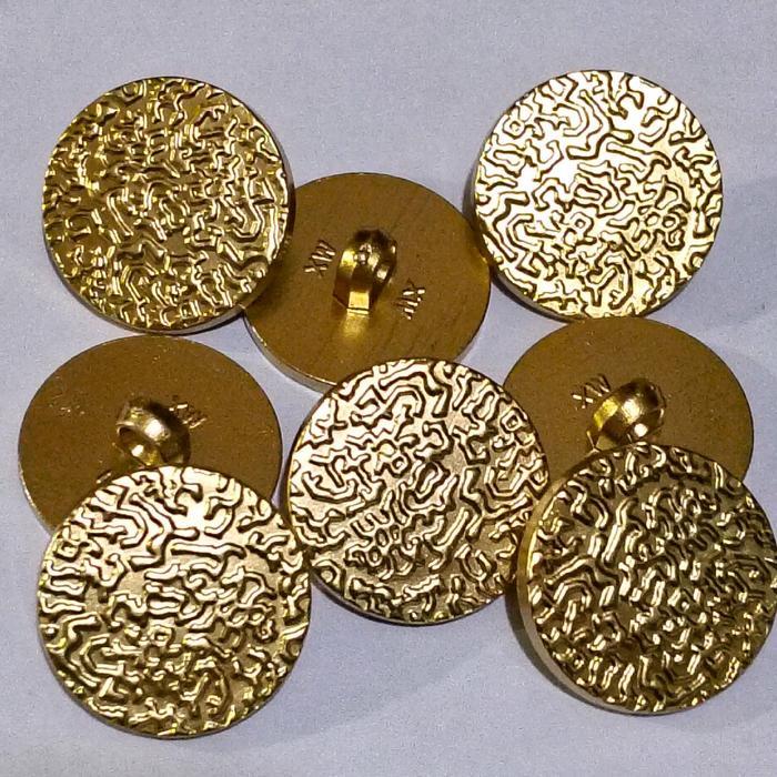 12 pcs Kancing jamur - kancing baju motif kulit jeruk dove 15mm / 18mm / 21mm