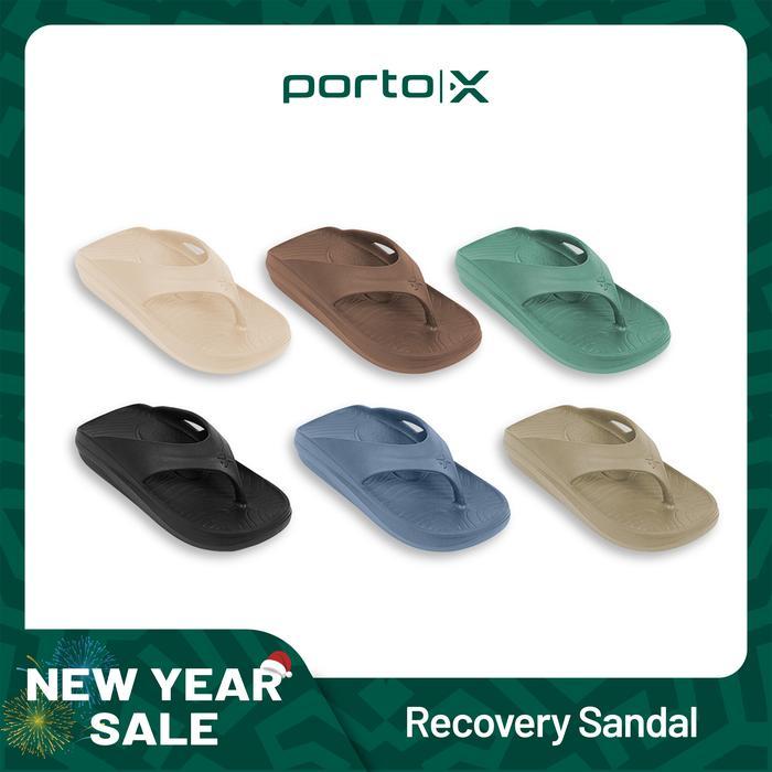 PORTO X SANDALS - JASPER FLIP FLOPS SENDAL RECOVERY JEPIT RECOVERY PEMULIHAN ADAPTIFOAM