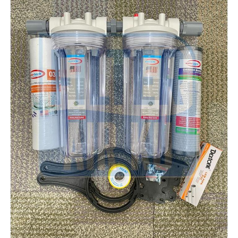 Paket Filter "Airku V" - Sedimen + Cto Anti Bakteri 10" Terbaik