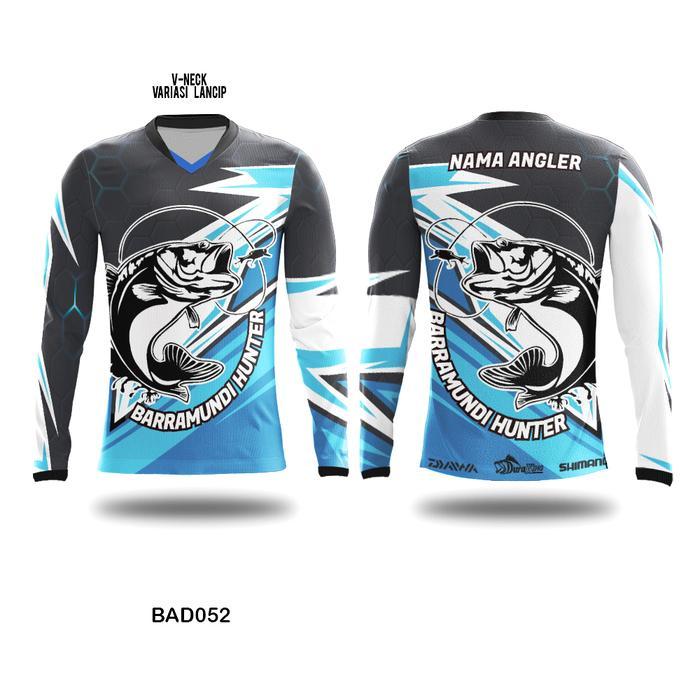 TERMURAH Kaos Baju Jersey Mancing Mania Casting Barramundi Drifit Custom BAD052 READY STOCK