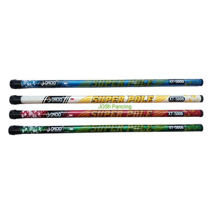 Daido Super Pole XT 5008 (5meter) FREE PIPA Joran pancing tegek carbon pasiran pinggir pantai karang