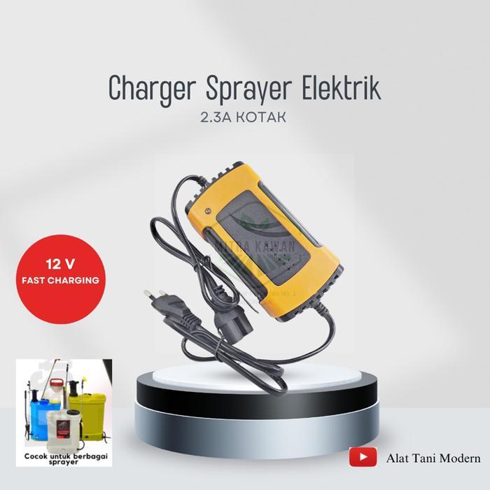 Power Charger Cas Tangki Sprayer Elektrik 2.3A 12V Cas Aki Sprayer