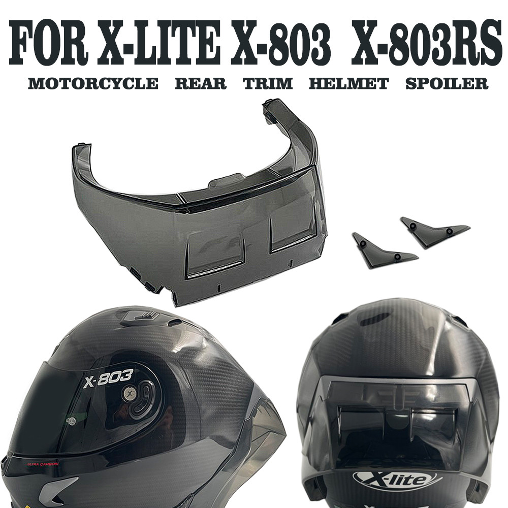 Motorcycle Rear Trim Helmet Spoiler For Nolan X-Lite X-803 X-803Rs X-Lite 803Rs Helmet Spoiler