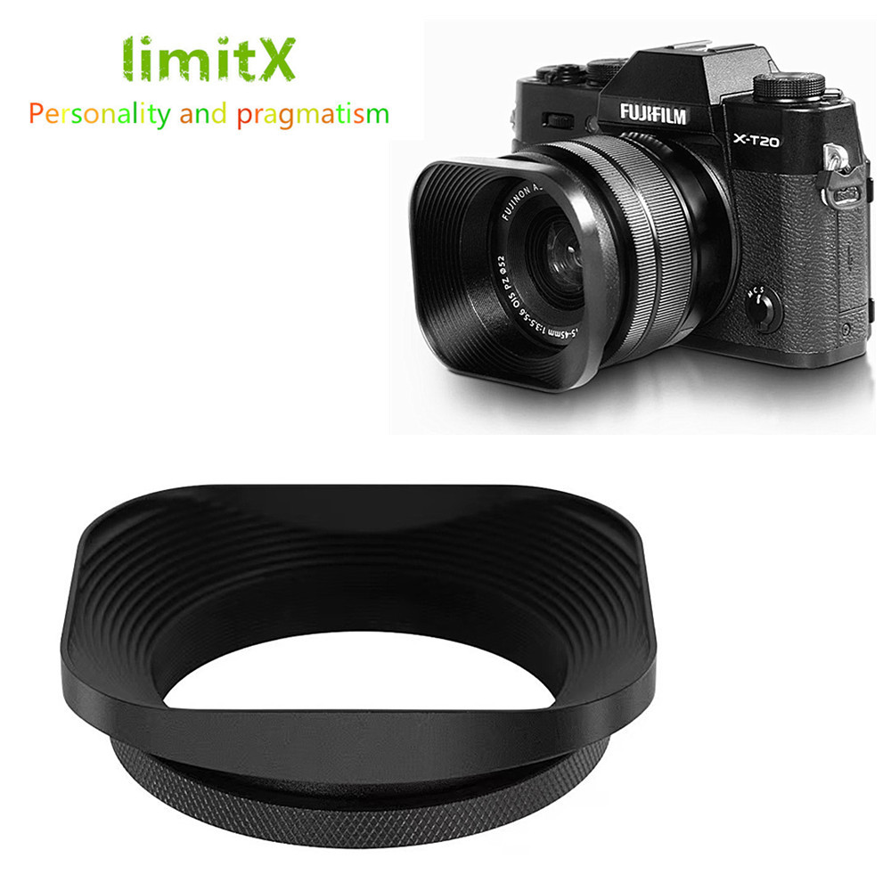 Square Shape Lens Hood 28mm 30mm 34mm 39mm 37mm 40.5mm 42mm 43mm 46mm 48mm 49mm 52mm For Canon Nikon