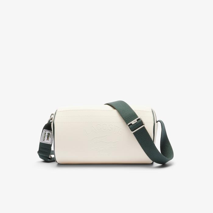 terlaris Lacoste Unisex Small Club 1930 Shoulder Bag - White F89 100% ori