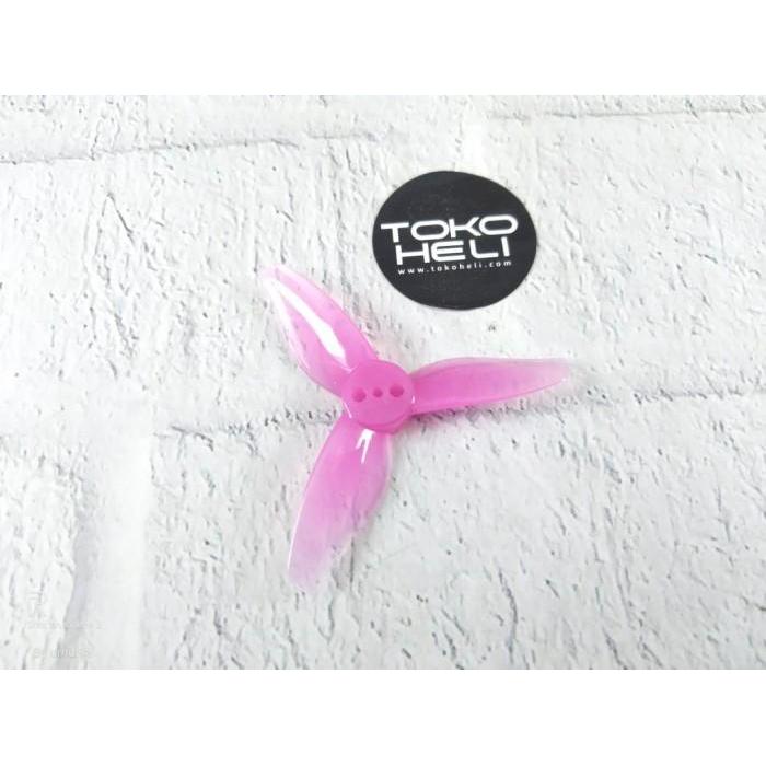4 PAIR GEMFAN HURRICANE 2023 3 BLADE 2" PROPELLER - PINK