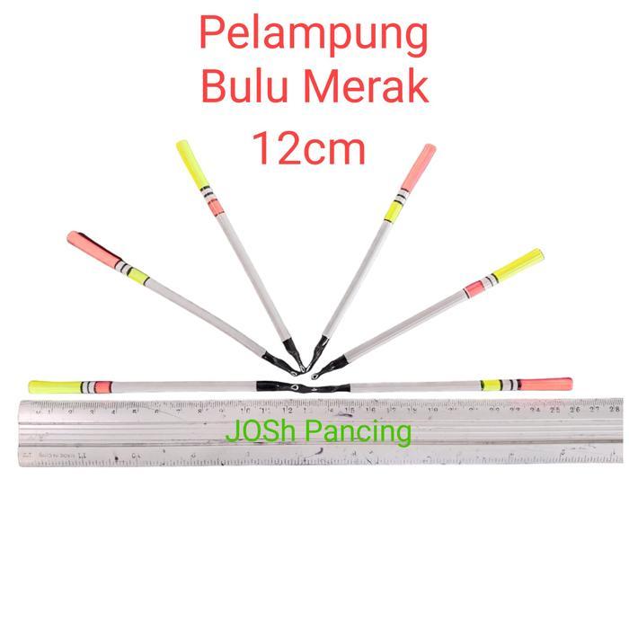 Josh Pancing - Pelampung Bulu Merak 8 10 12 Cm Kumbul Pancing Galatama Kualitas Top