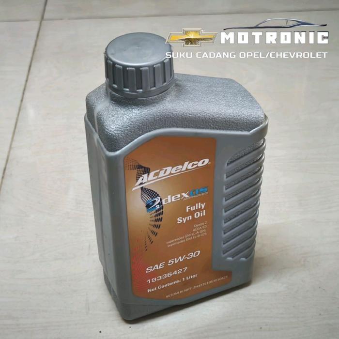 Oil Oli Mesin Bensin Diesel Chevrolet Ac Delco Original Dexos 2 5W/30