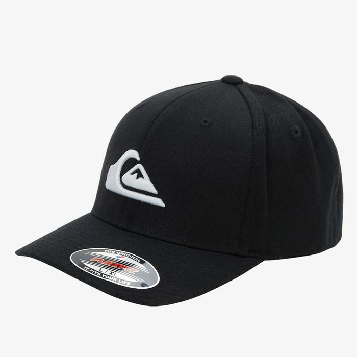 Topi Quiksilver Mountain And Wave Flexfit Cap Black White Original