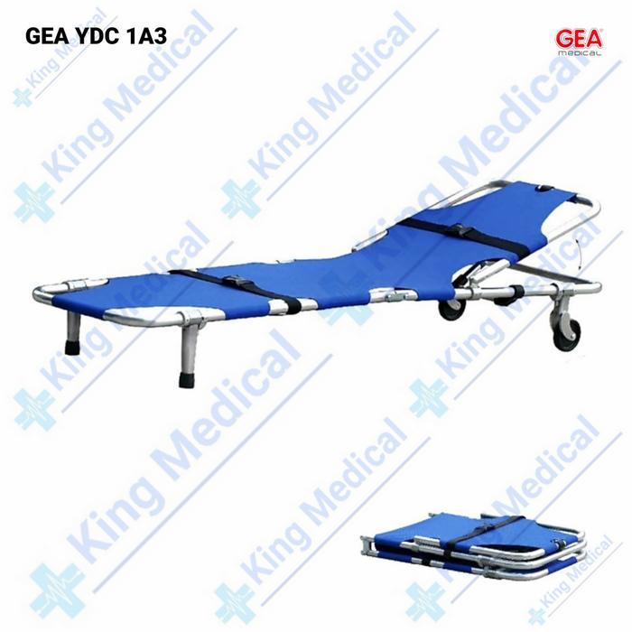 TANDU LIPAT + RODA/CASTOR (FOLDING STRETCHER) GEA YDC 1 A1