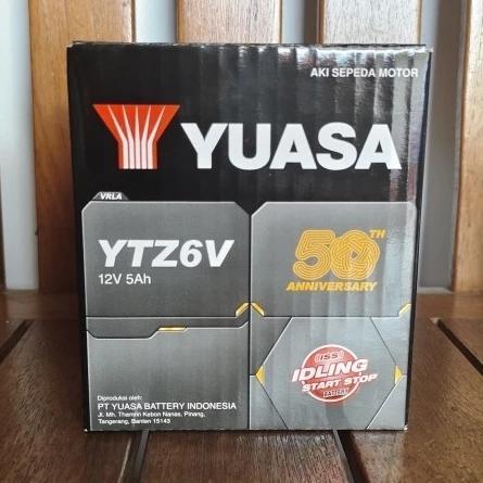 Aki Motor Honda Beat Deluxe, Vario 125, Vario 150, Vario 160, Scoopy, Pcx Ytz6V Yuasa Aki Kering
