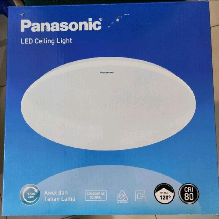 LAMPU PLAFON PANASONIC BESAR / KAP BARET LAMPU PANASONIC LED PUTIH WARMWHITE