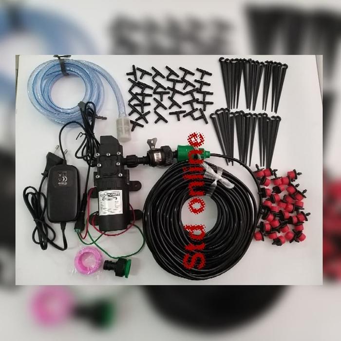 PAKET MISTING/KABUT/EMBUN/30 NOZZLE PAKET MISTING EMBUN KOMPLIT