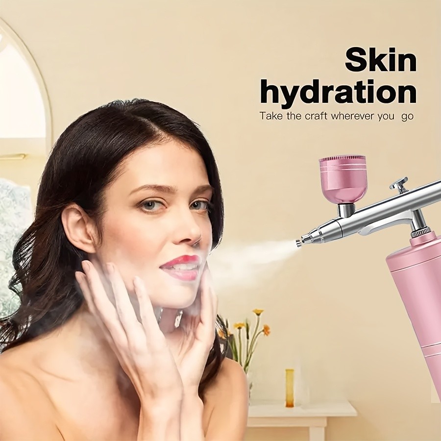 Nano Spray Hydrating Beauty Device Oxygen Injection Facial Mist Moisturizing Pore Refining Skin Care