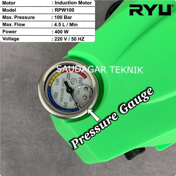 Jet Cleaner RYU RPW 100 Mesin Steam Cuci Mobil Motor AC RYU RPW 100 High Pressure Cleaner 100 Bar