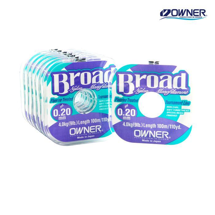 Owner Broad 100M Nylon Monofilament Line Senar Pancing Terbaik